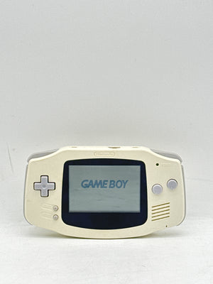 Nintendo Game Boy Advance AGB-001 Handheld Console GBA Arctic White Aftermarket Shell