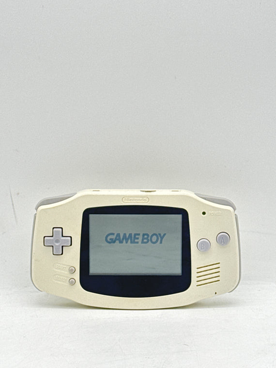 Nintendo Game Boy Advance AGB-001 Handheld Console GBA Arctic White Aftermarket Shell