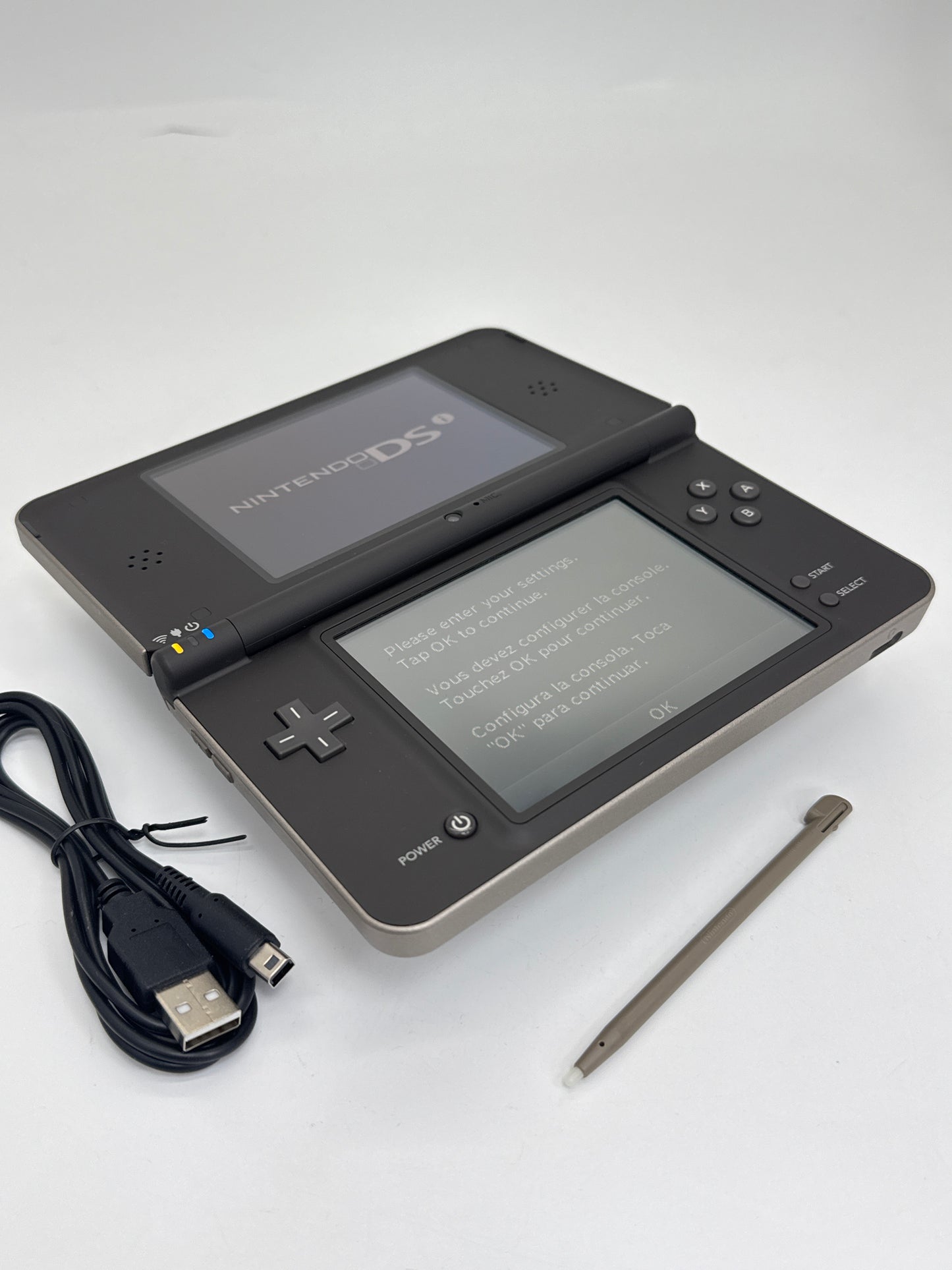 Nintendo DSi LL Dark Brown w/ Charger & Stylus Console #19