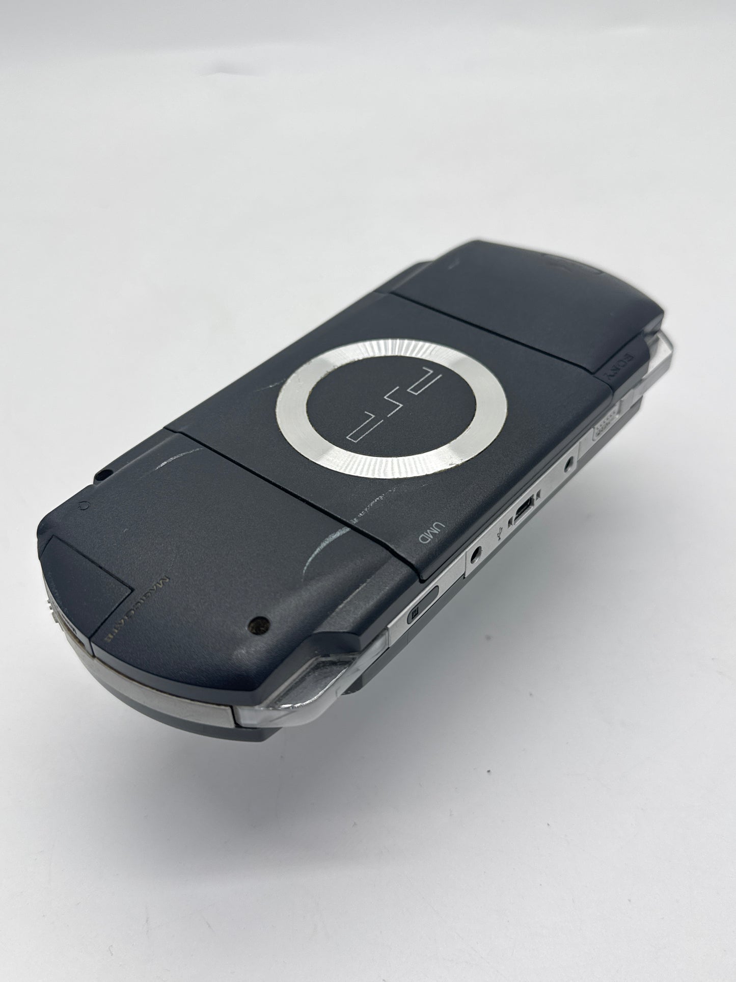 Sony PSP-1000 Piano Black Console #299 w/1800mAh Battery No Charger BAD UMD AS IS