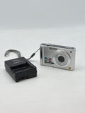 Panasonic Lumix DMC-FS20 10.0MP Digital Camera Silver with Battery and Charger image 1