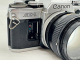 Canon AE-1 35mm Film Camera w/ FD 50mm f/1.4 S.S.C. Lens Untested image 6