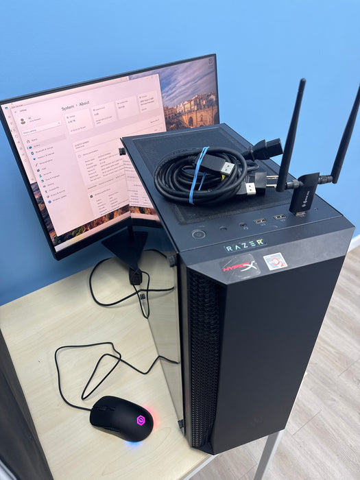 Gaming Desktop AMD Ryzen 5 1600 2.25TB HDD 512GB SSD 32GB RAM GeForce 1650 Super