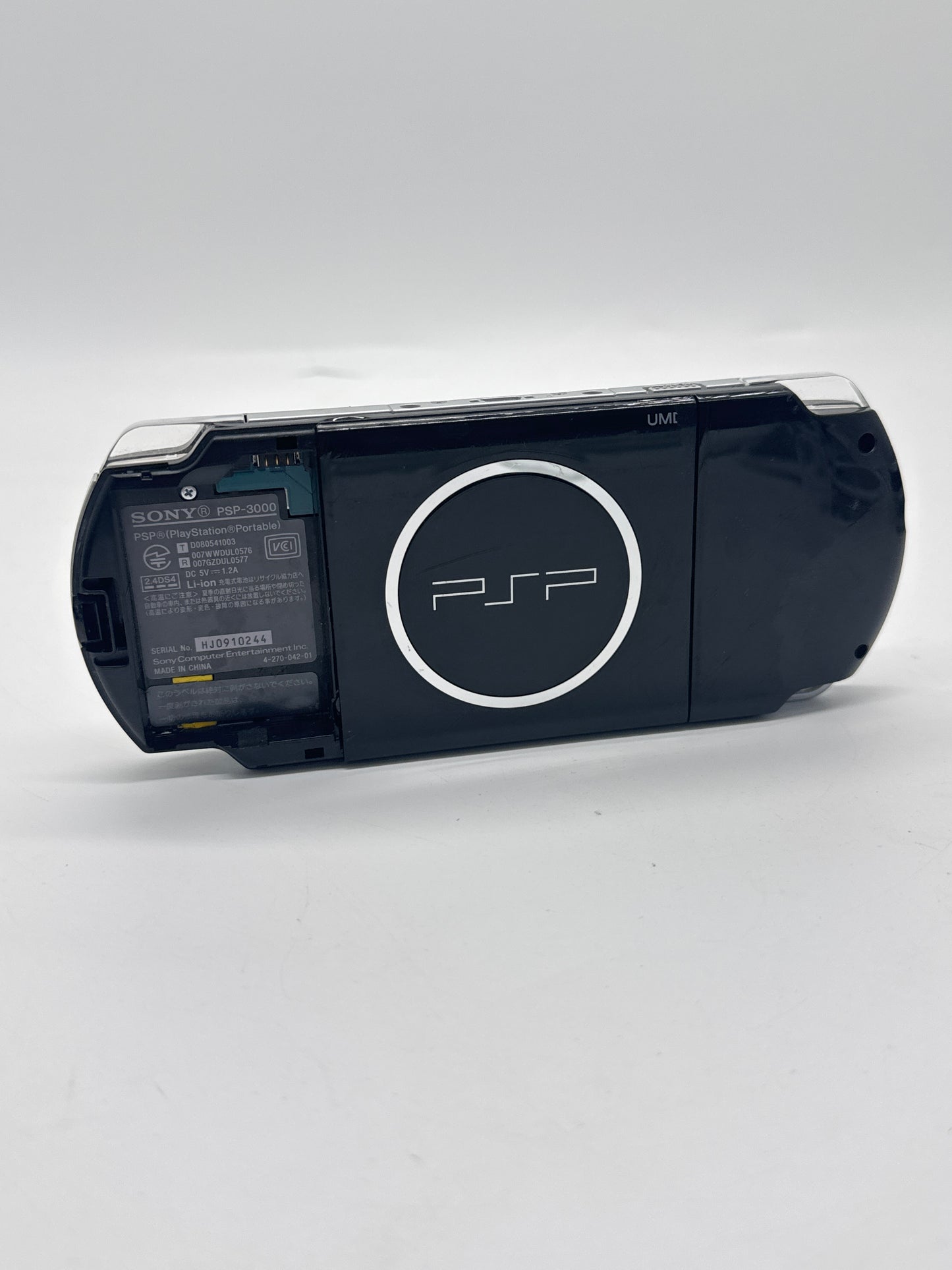 Sony PSP-3000 Black Console #243 No Battery or Lid No Charger AS IS