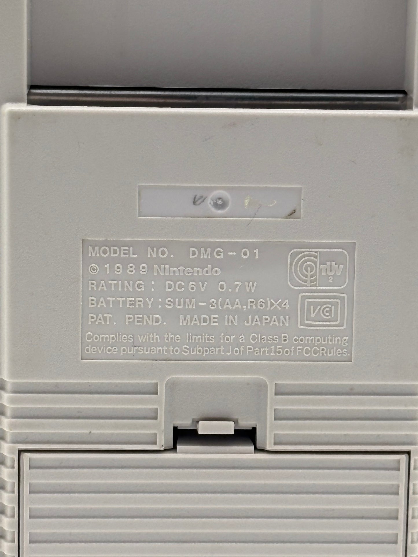 Nintendo Game Boy DMG-001 Gray Handheld #32 Bad Display No Frame AS IS