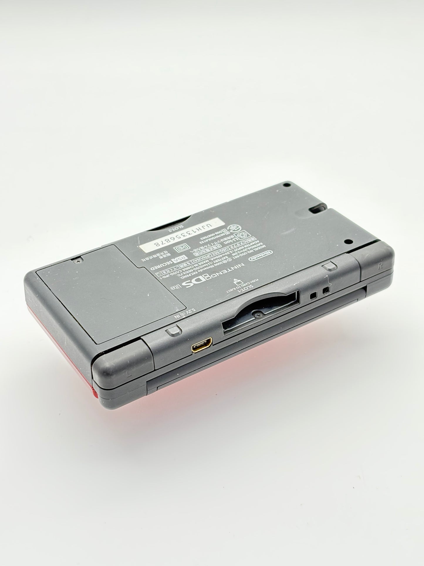 Nintendo DS Lite USG-001 Red Console UNTESTED AS IS #315