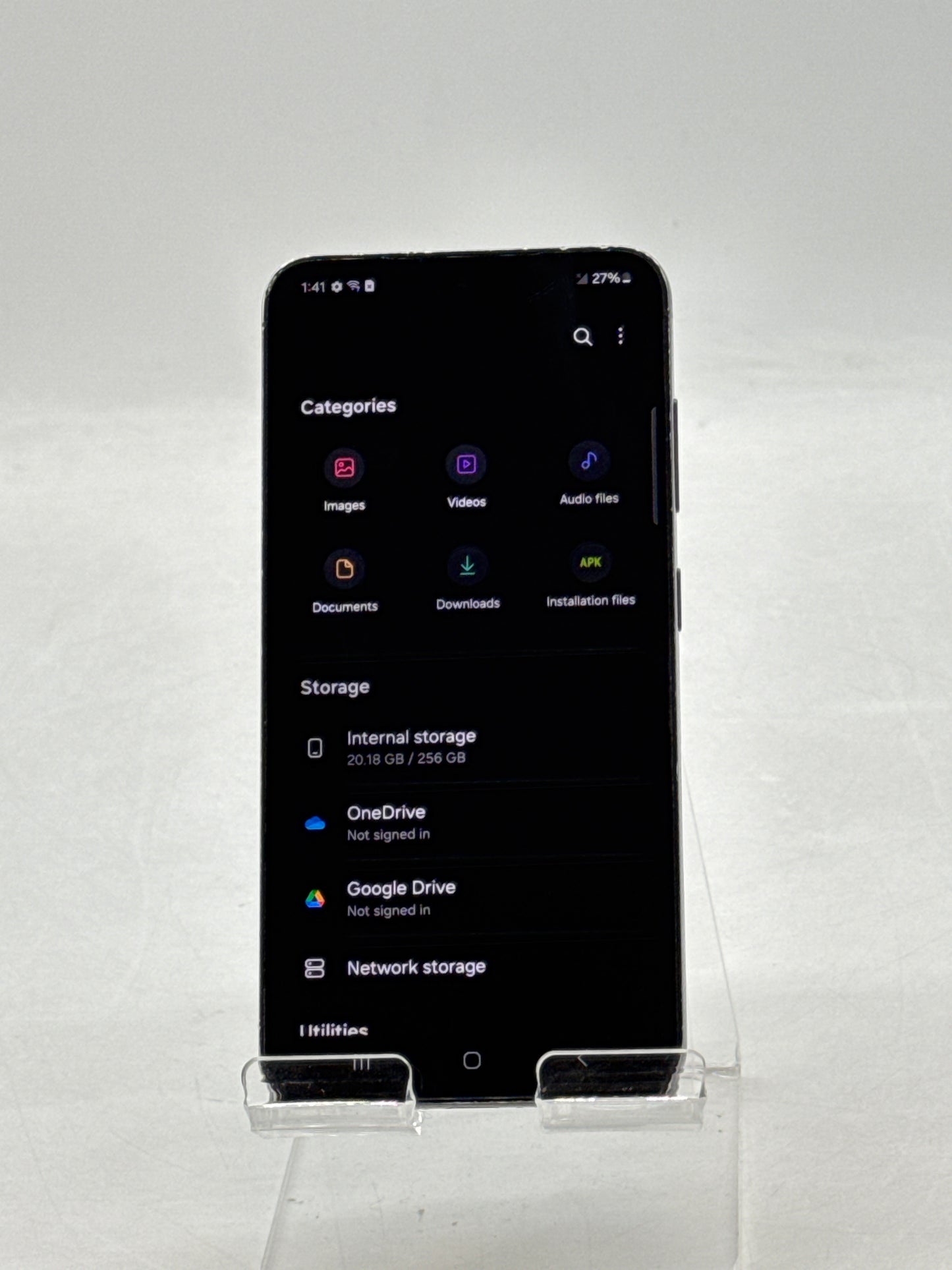 Verizon Samsung Galaxy S23 6.1" SM-S911U 256GB Phantom Black - Cracked Back