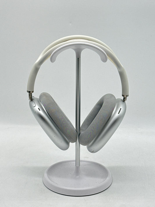 Apple AirPods Max A2096 Wireless Over-Ear Headphones Silver with White- Lightning