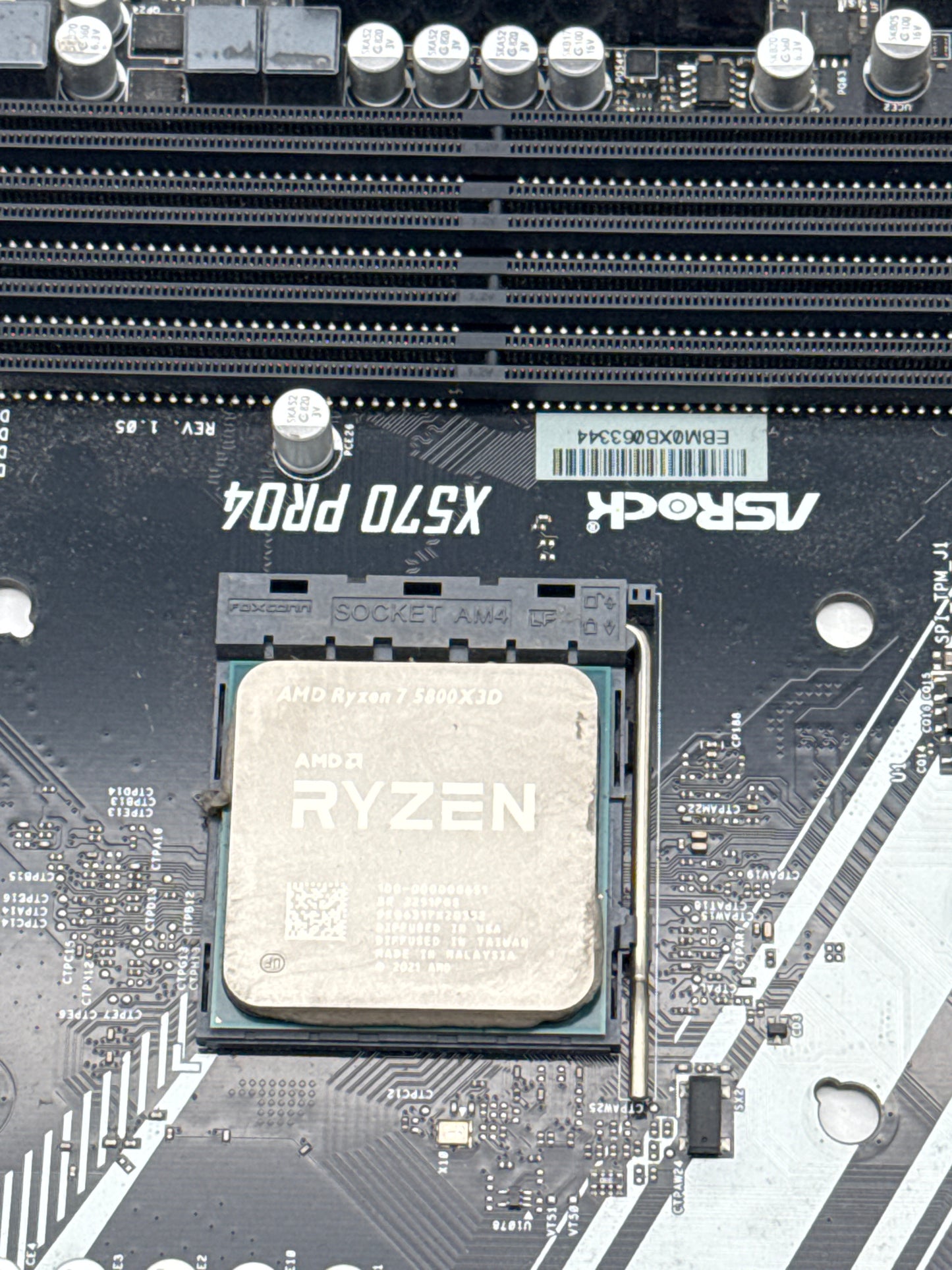 ASRock X570 Pro 4 Amd Ryzen 7 5800X 3D