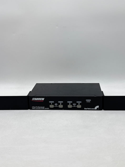STARVIEW 4 Port USB KVM Switch Console Rackmount Server Computer Selector Switch