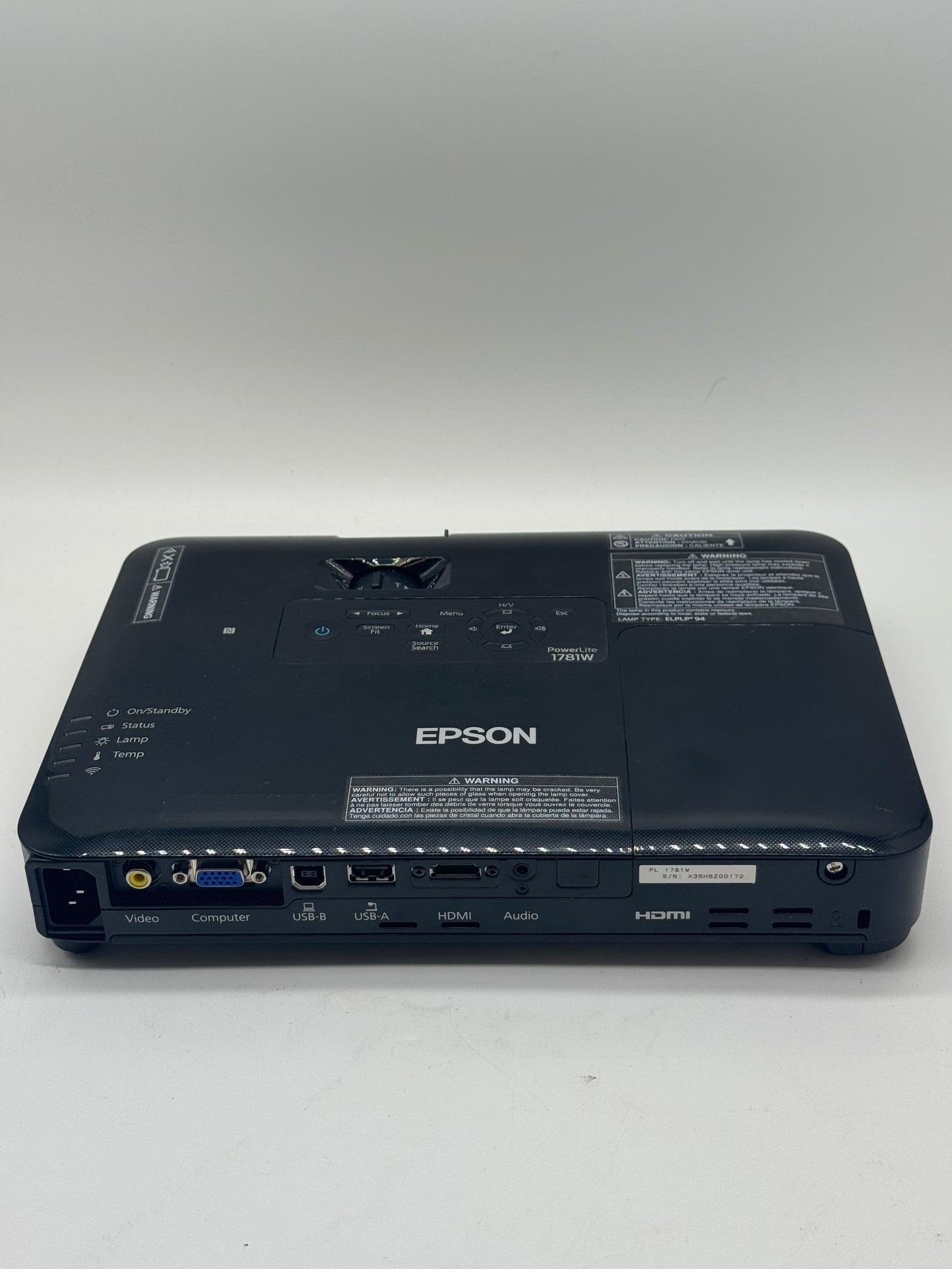 Epson H794A Projector - Tested Working - w/Cables No Remote