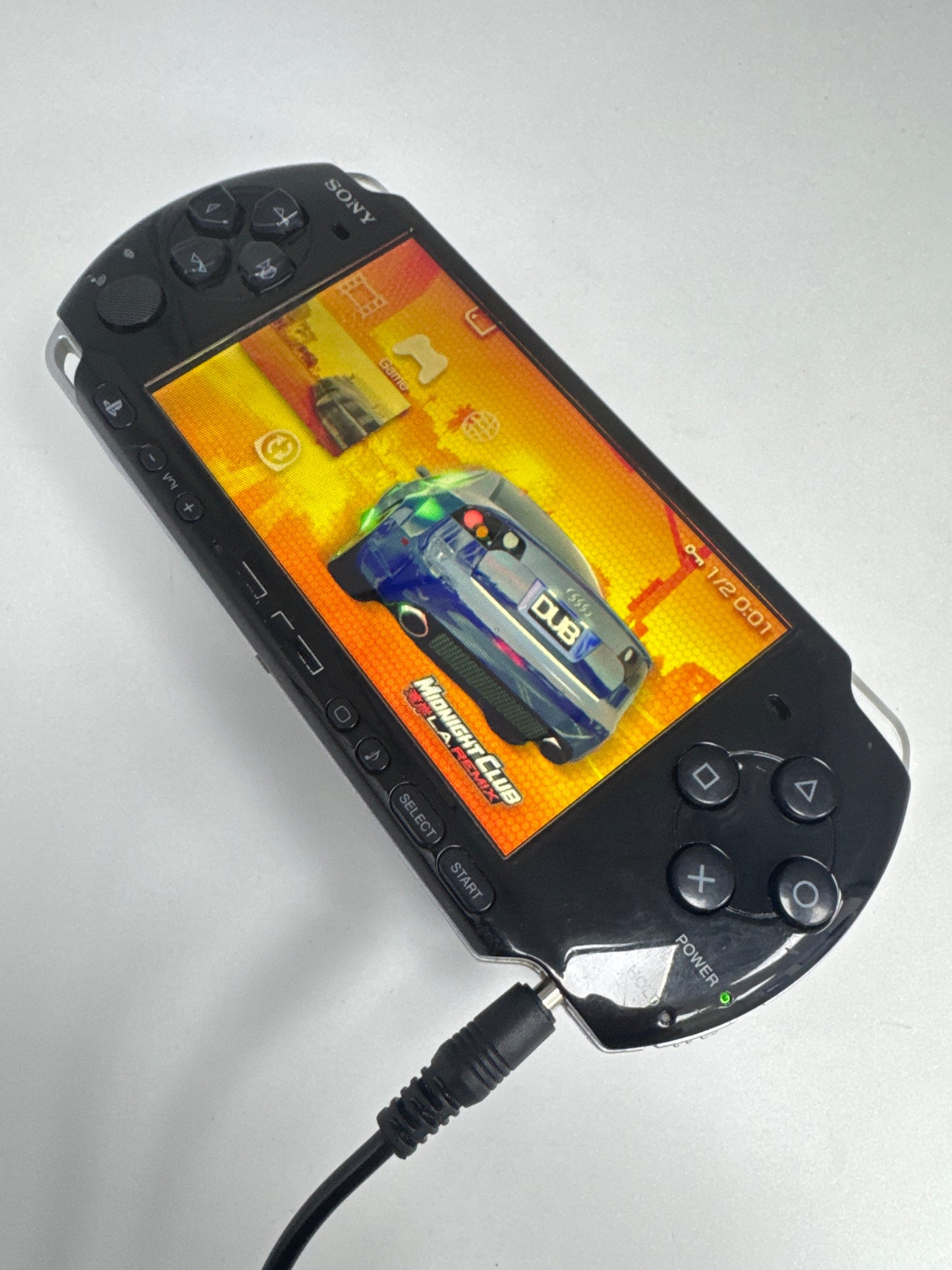 Sony PSP-3000 Piano Black Console Only #107 No Battery No Charger JUNK AS IS