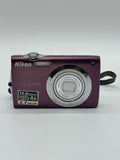 Nikon Coolpix S3000 Digital Camera Purple - Lens error For Parts image 1