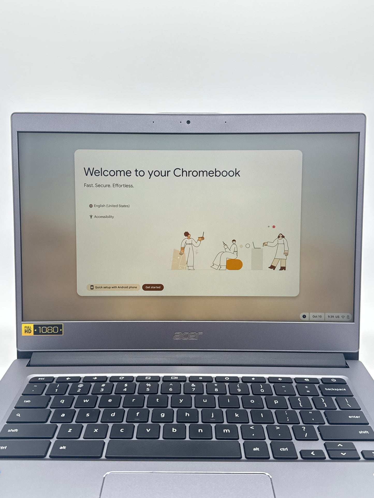 Acer Chromebook CB714 14" Core i5-8250U 1.6 GHz 8GB RAM 64GB eMMC - Read!