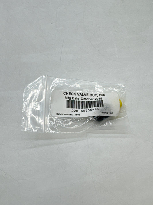 SHIMADZU 228-45705-91 Outlet Check Valve 20A - New