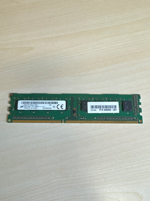 Micron 4GB PC3-12800U DDR3-1600MHz 1Rx8 8GB TOTAL MT8JTF51264AZ-1G6E1