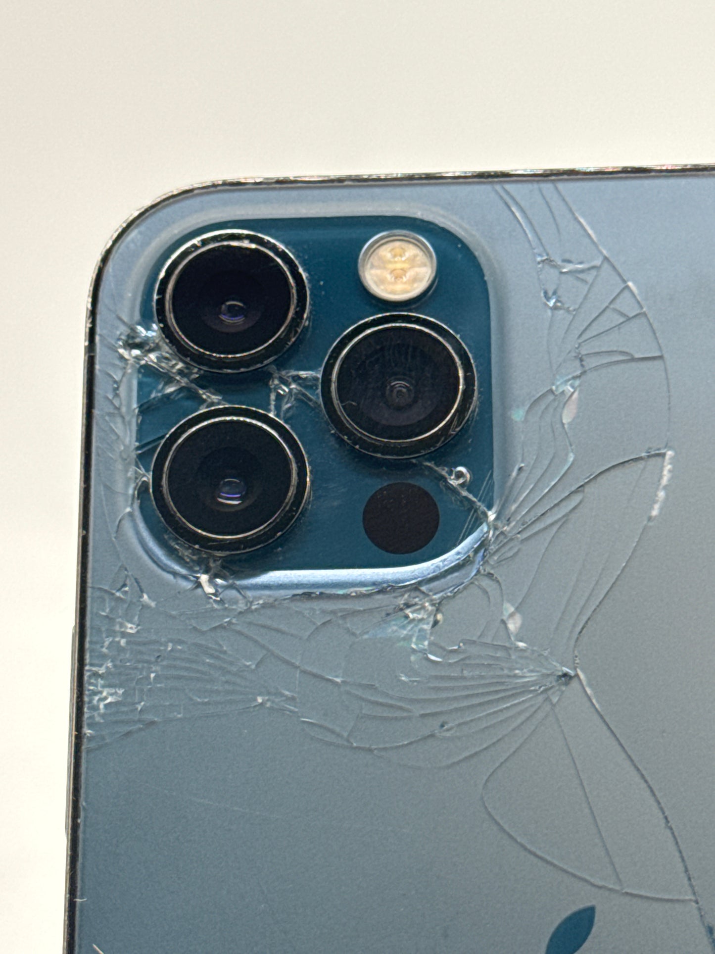 Unlocked Apple iPhone 12 Pro A2341 128GB Pacific Blue - Broken