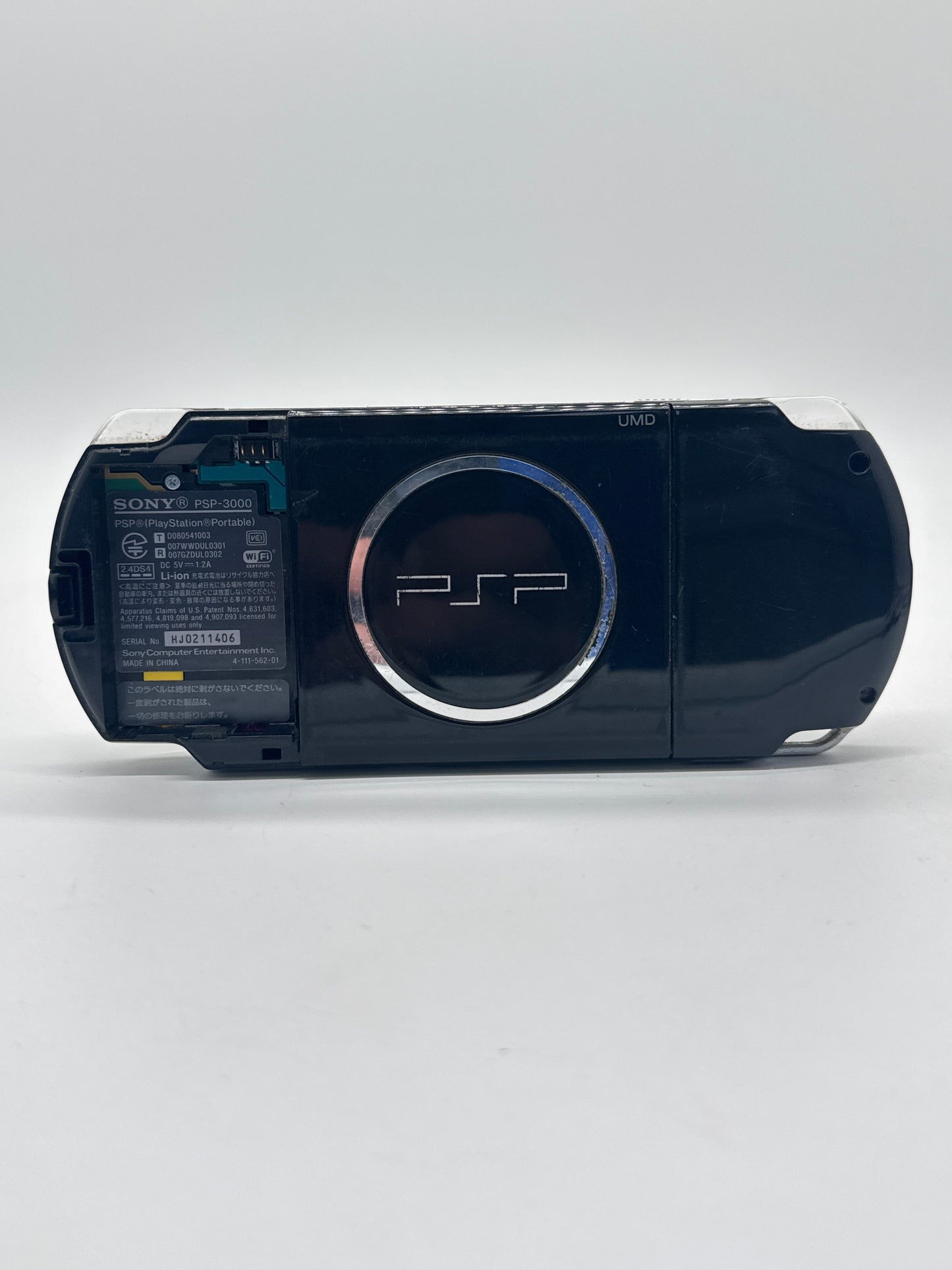 Sony PSP-3000 Black Console #242 No Battery or Lid No Charger AS IS