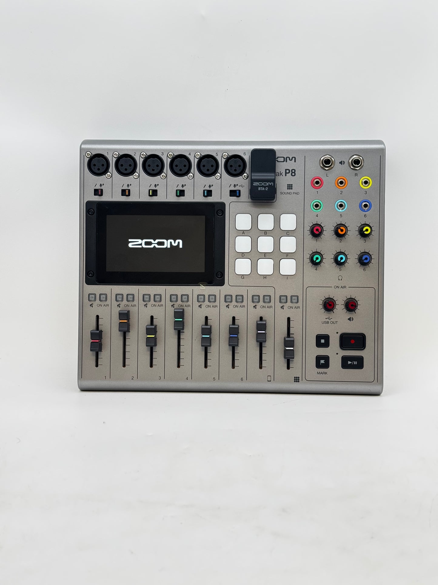 Zoom PodTrack P8 Pro Audio Equipment with 128GB SD Card and Zoom BT-2