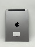 Unlocked Apple iPad Air 2 9.7" A1566 128GB Wi-Fi + Cellular Space Gray - cracked screen image 3