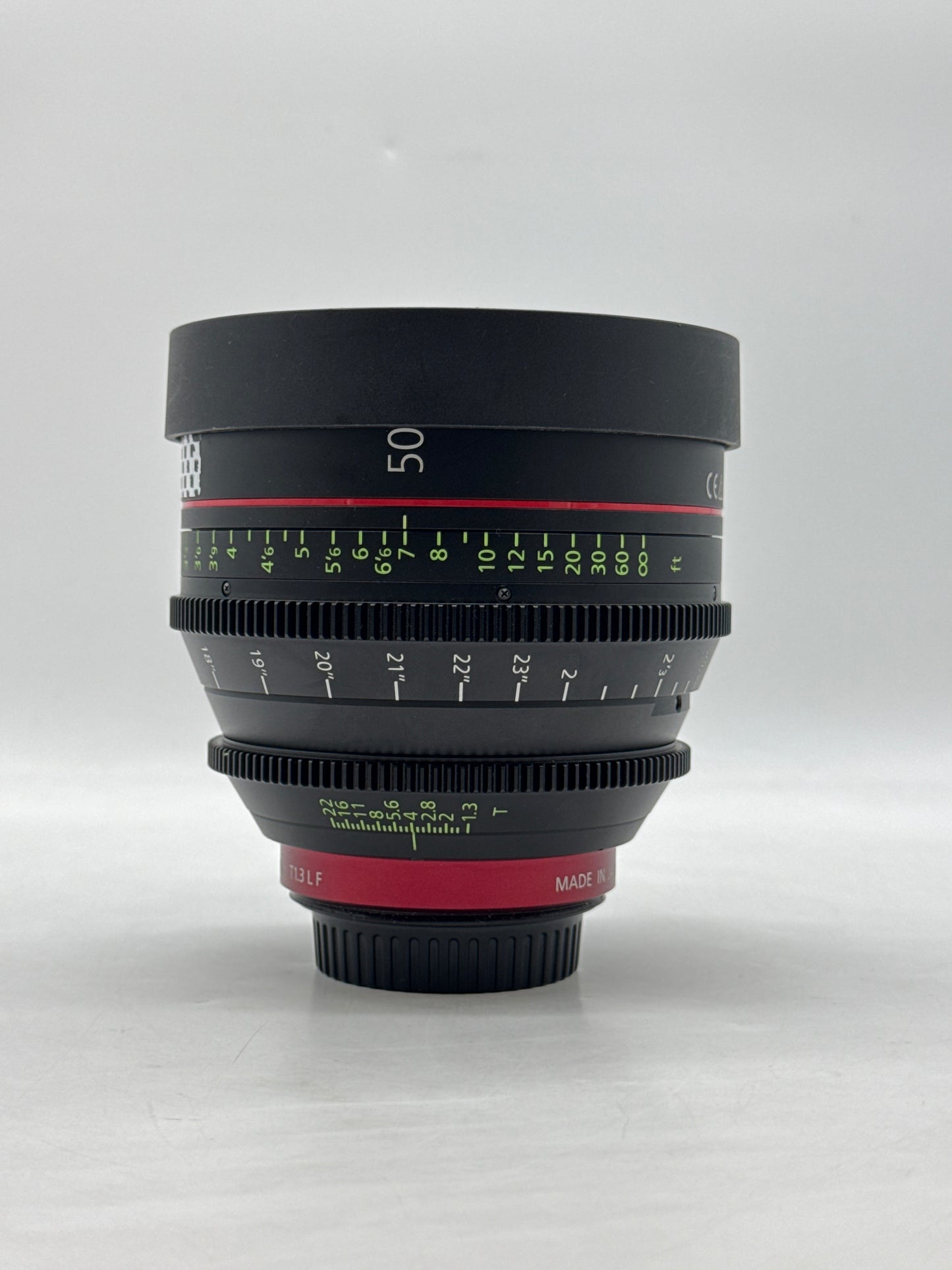 Canon CN-E 50mm T1.3 L F Cinema Prime Lens (EF Mount)