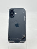 US Sprint/T-Mobile Apple iPhone 16 A3081 128GB Black - Cracked Read! image 1