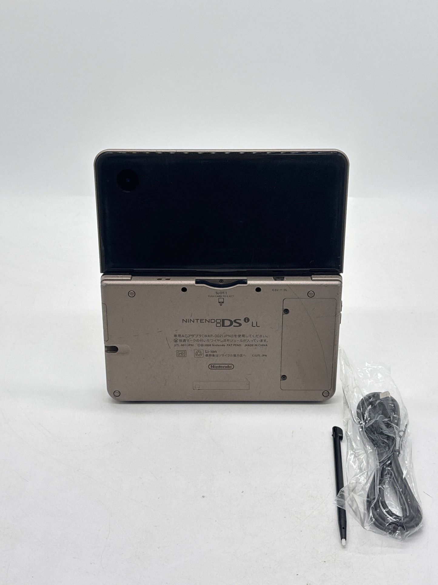 Nintendo DSi LL UTL-001 Brown Console #412 w/ Stylus & Charger BAD DISPLAYS AS IS