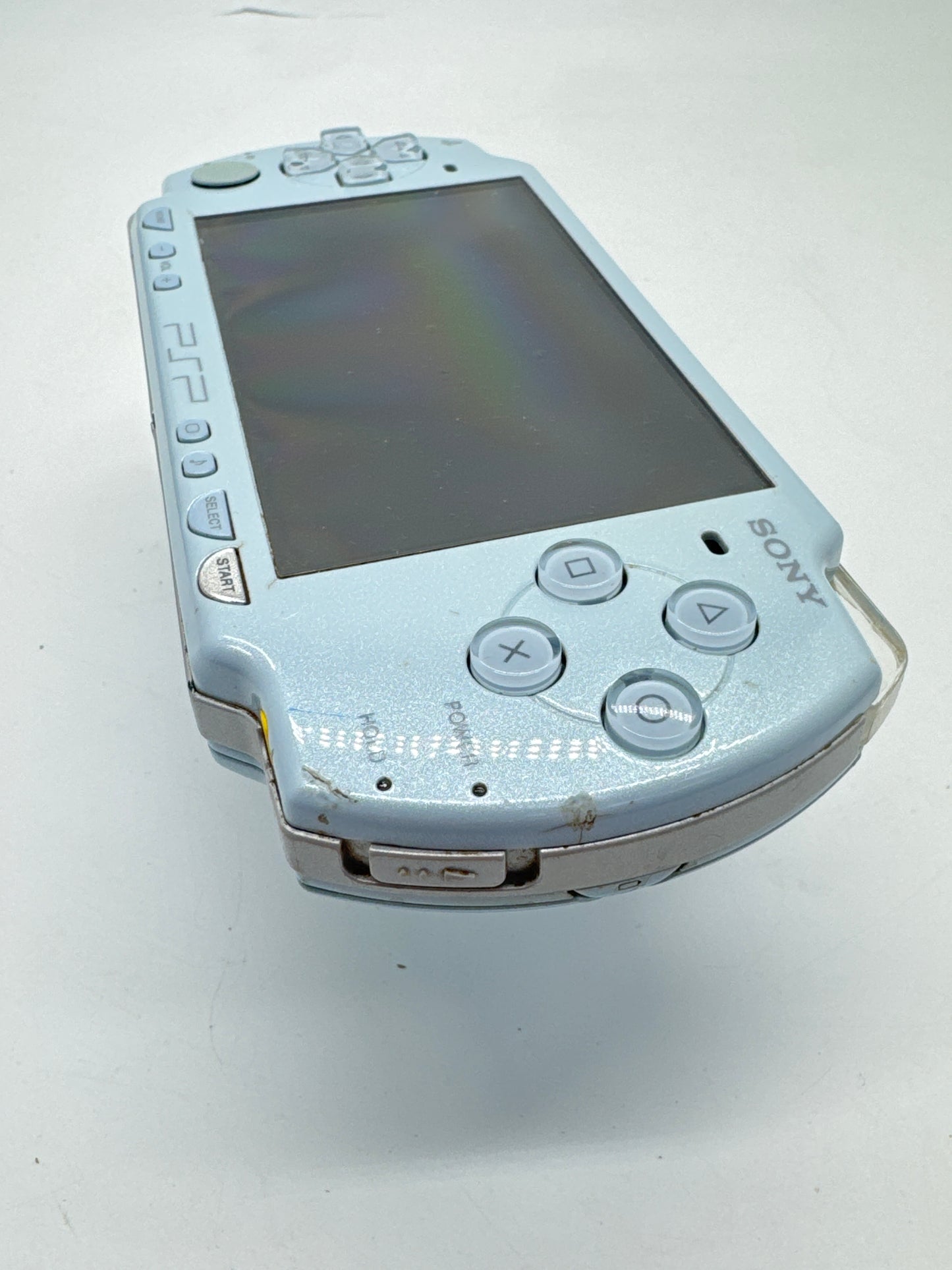 Sony PSP-2000 Blue Console #92 BAD DISC DRIVE FLIMSY POWER BUTTON  READ AS IS