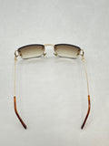 Cartier CT00920 001 Glasses 140 Made in France Gold image 6
