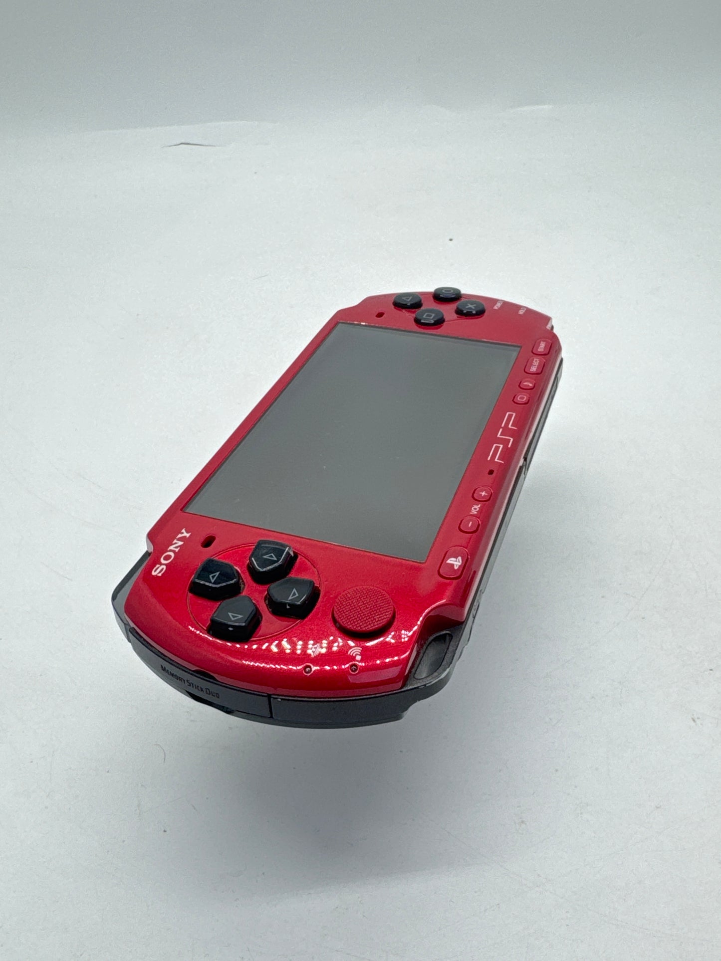 Sony PlayStation Portable PSP-3000 Red Console #371 w/1200mAh Battery