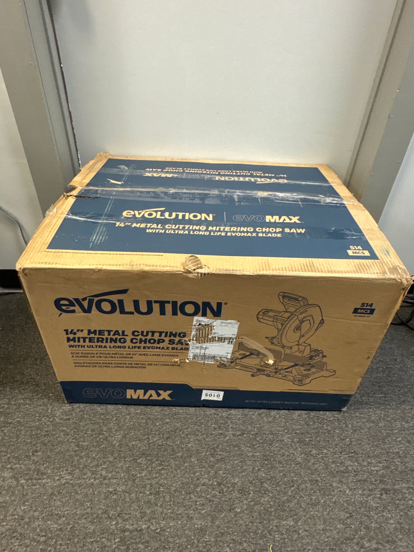 Evolution S14MCS: Metal Cutting Mitering Chop Saw With 14 in. EVOMAX14ST Blade