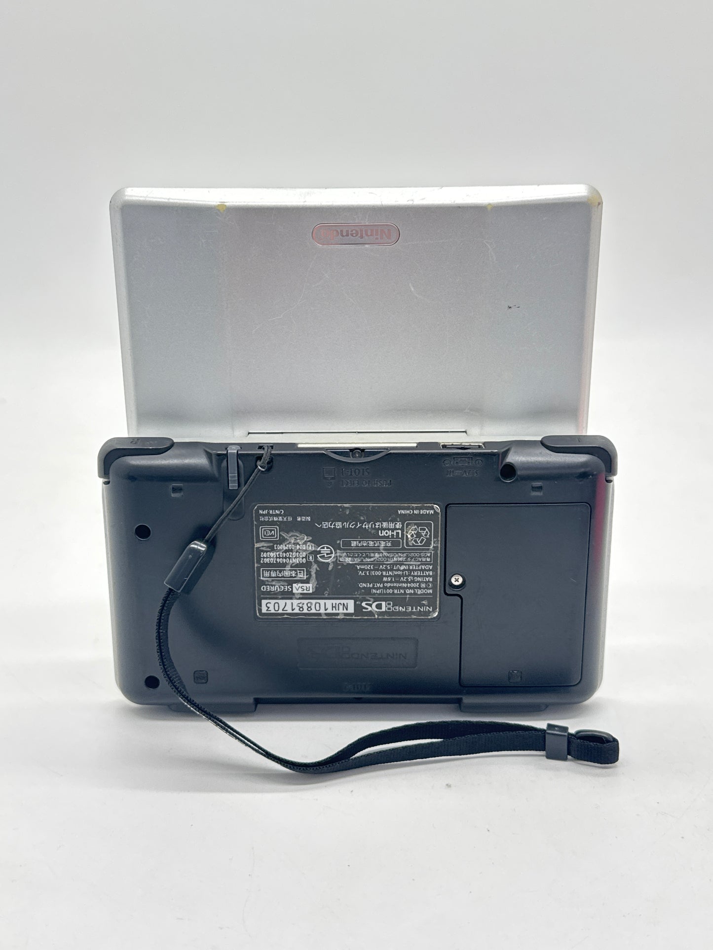 Nintendo DS Original NTR-001 Silver Console w/ Stylus Only #168 UNTESTED AS IS