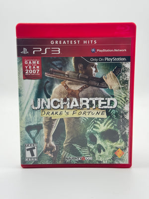 UNCHARTED Drake's Fortune Greatest Hits Sony PlayStation 3 PS3 Video Game Free Shipping