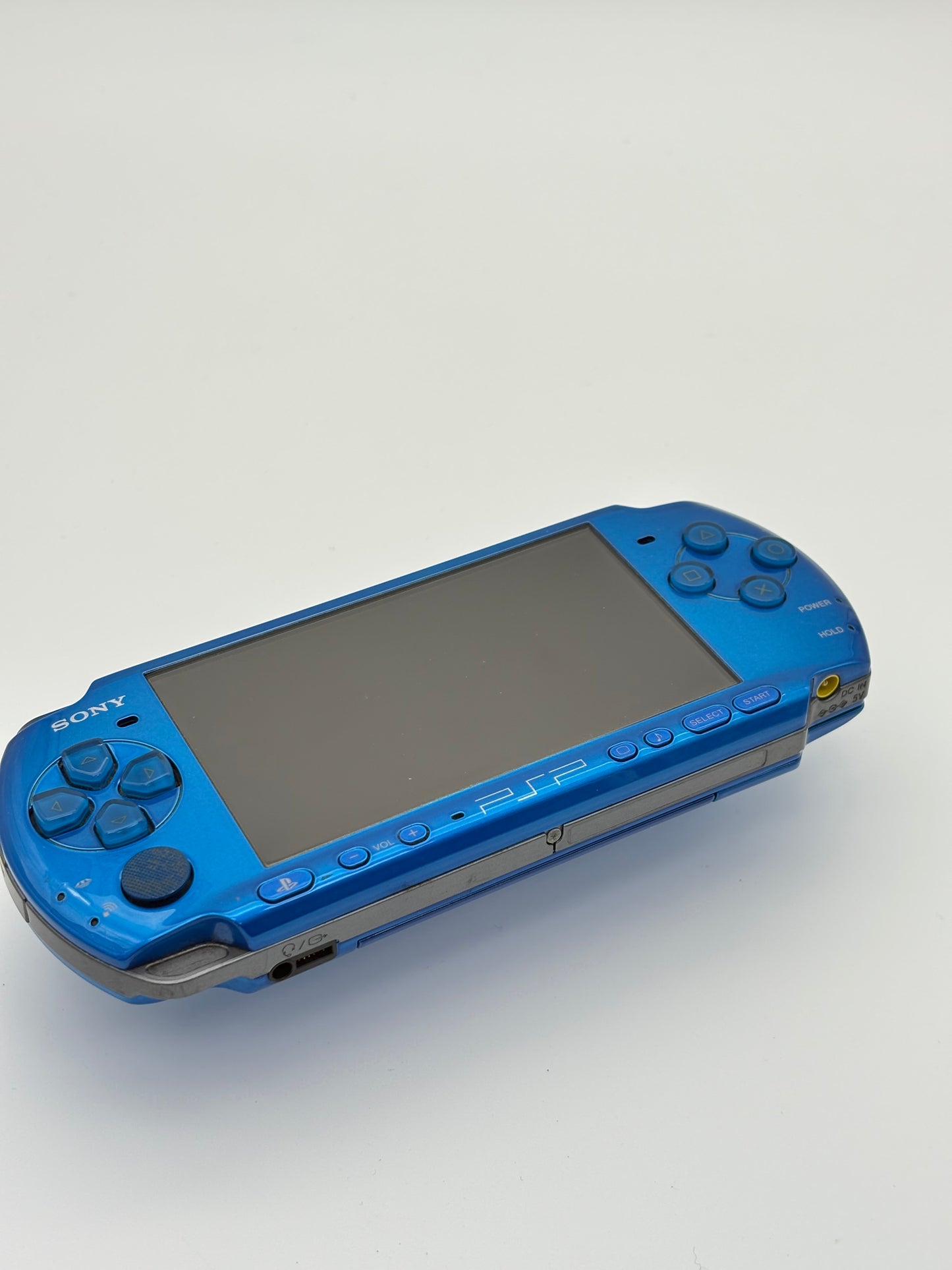 Sony PSP-3000 Vibrant Blue Console #217 w/1200 mAh Battery !Read