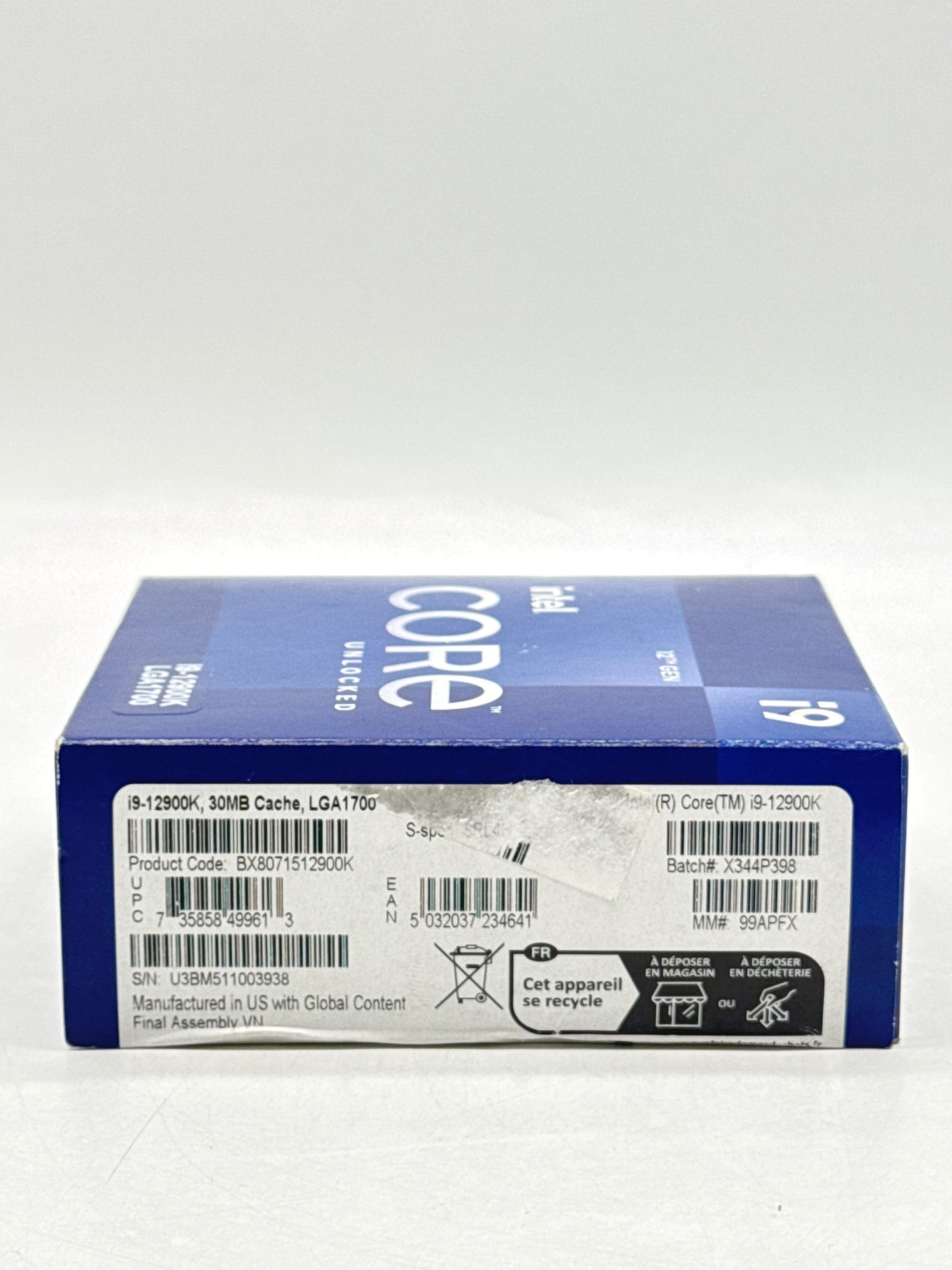 Intel i9-12900k 12th Gen Processor 30MB Cache LGA 1700 New