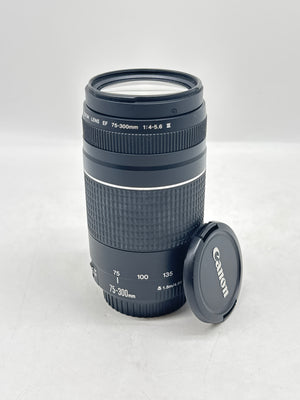 Canon EF 75-300mm f/4-5.6 III Telephoto Zoom Lens - Used