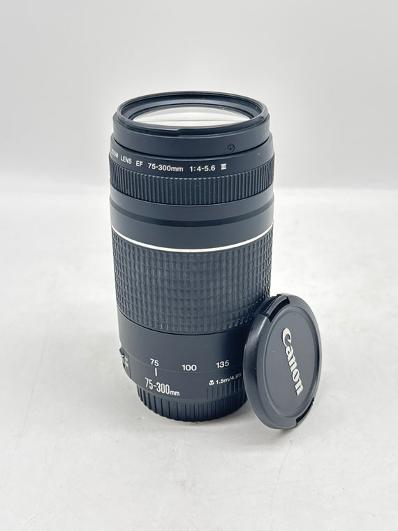 Canon EF 75-300mm f/4-5.6 III Telephoto Zoom Lens - Used