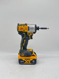 DeWalt DCF845 20V MAX 1/4" Brushless Impact Driver Yellow 1 Battery Used image 3