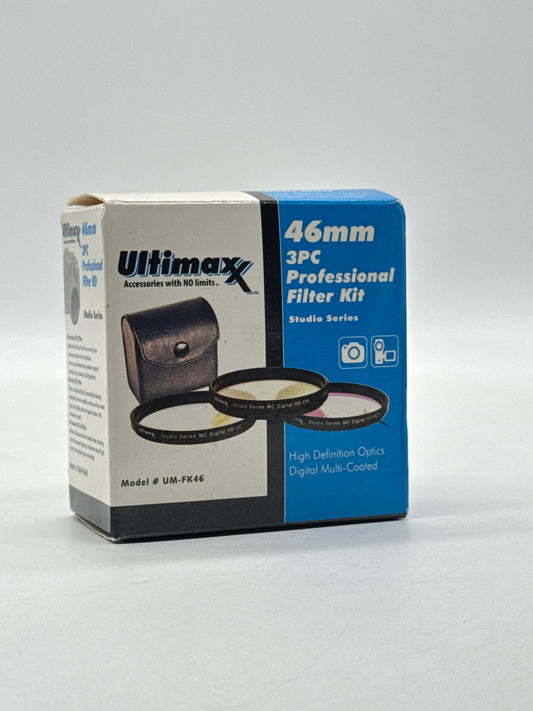 ULTIMAXX 3 Piece Multi Coated HD Filter Kit (UV, CPL, FLD) for Canon Nikon Sony