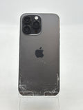 Unlocked Apple iPhone 14 Pro Max A2651 256GB Space Black - Cracked Read! image 1