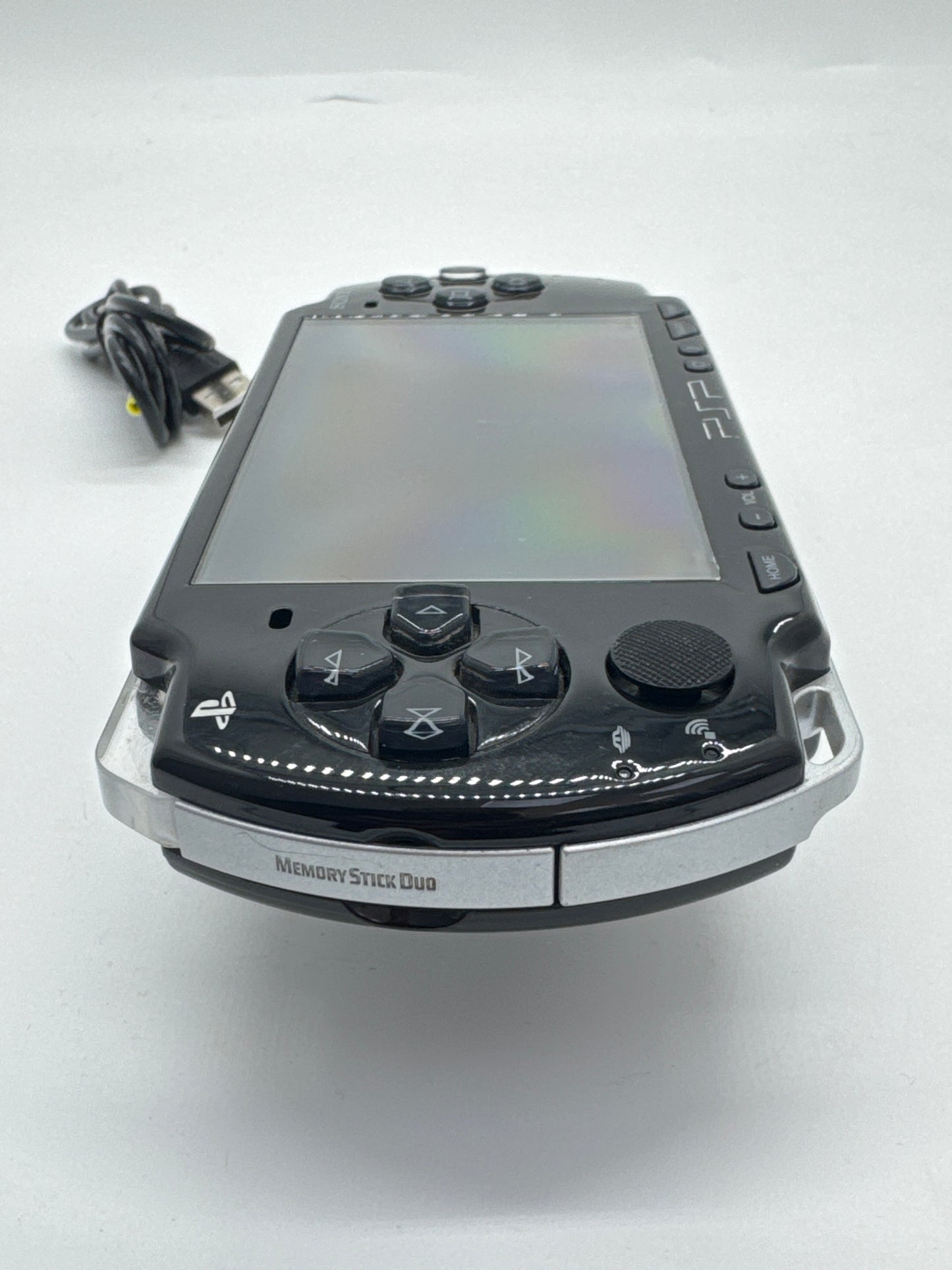 Sony PSP-2000 Piano Black Console #80 w/ Charger & 2400mAh Battery