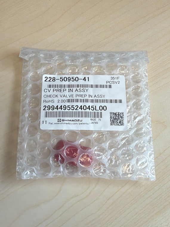 New Shimadzu 228-50950-41 LC-20AP Inlet Check Valve - Lot of 5