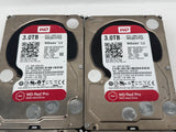 Lot of 5 WD Red Pro WD3001FFSX-68JNUN0 3TB 3.5" SATA NAS Hard Drive image 3