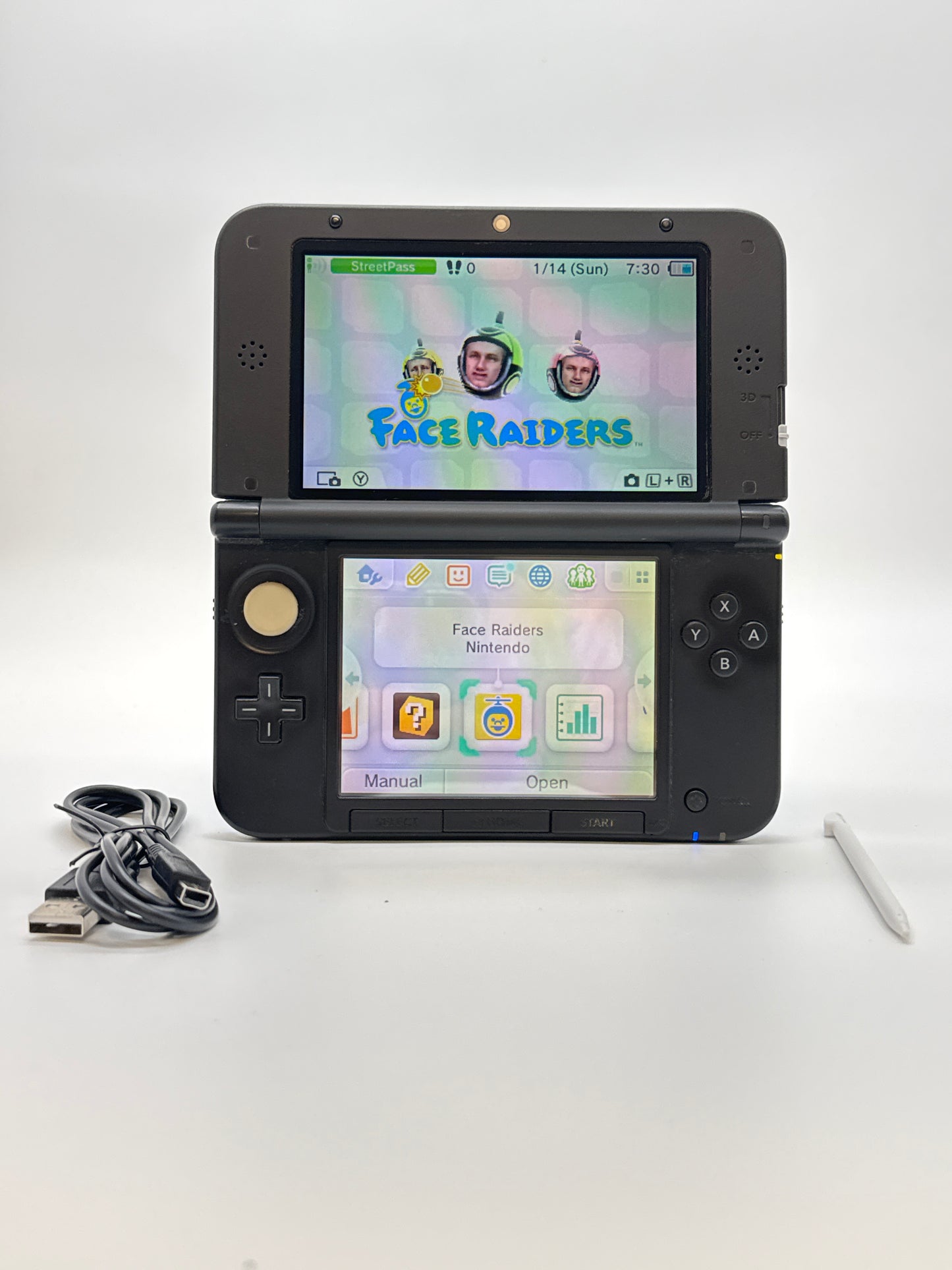 Nintendo 3DS XL LL SPR-001(JPN) Metallic Blue Console #30