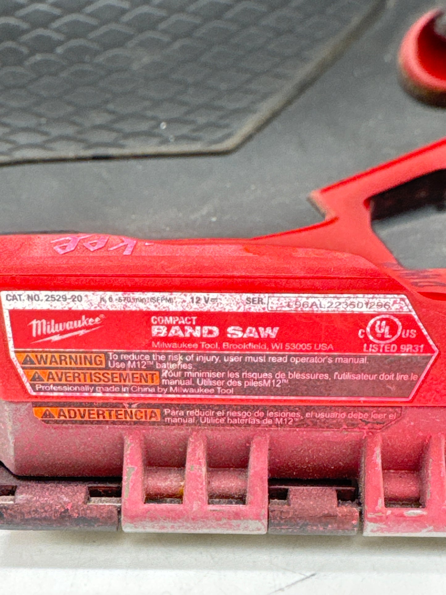 Milwaukee 2529-20 M12 FUEL 12V Compact Band Saw Tool Only Used