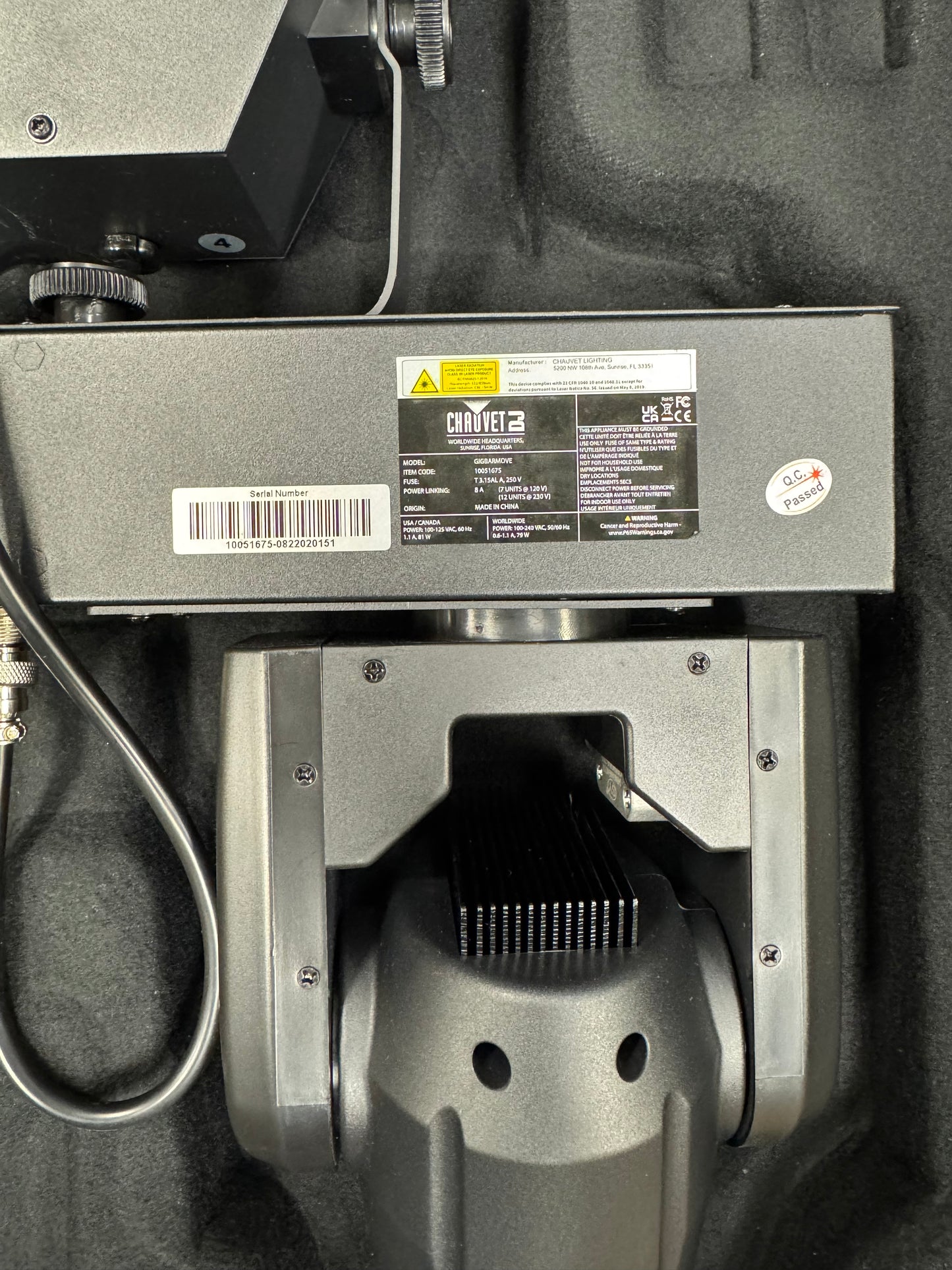 Chauvet DJ GIGBAR MOVE Light System with Accessories