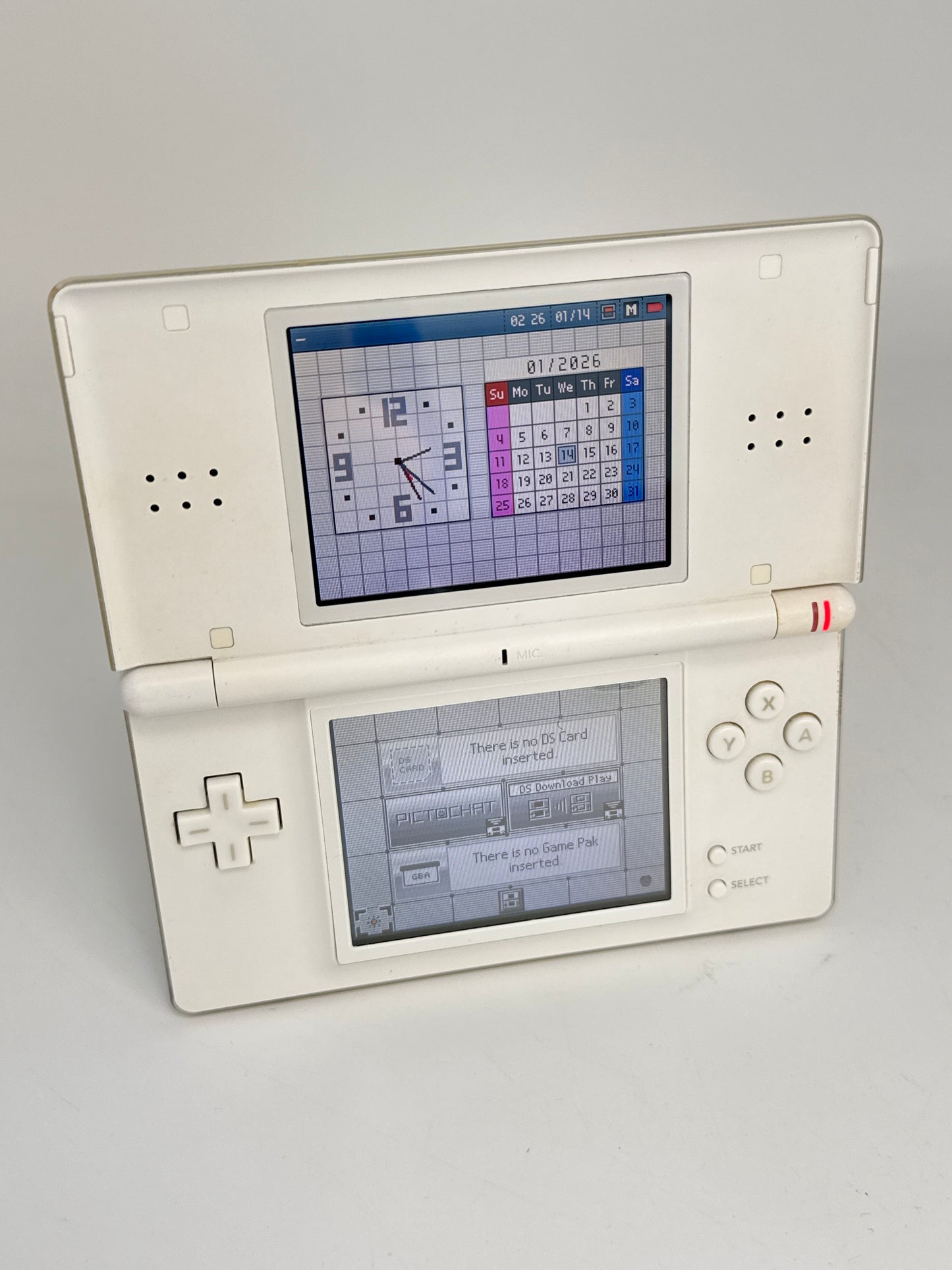 Nintendo DS Lite USG-001 White Console Only #65 Bad TouchScreen READ AS IS