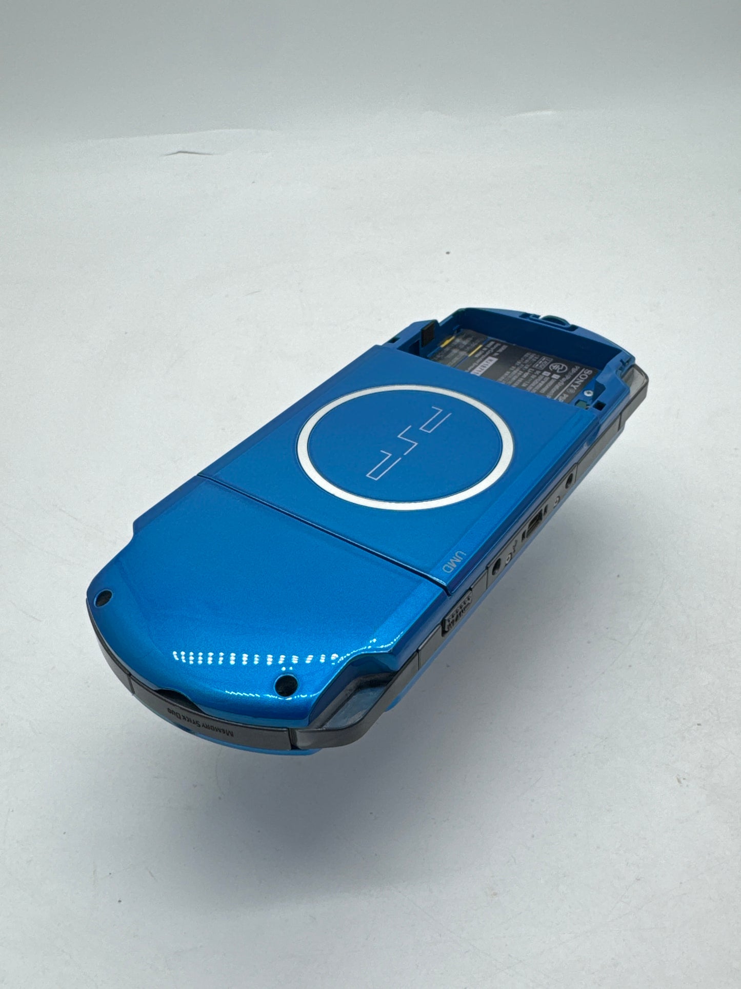 Sony PlayStation PSP-3000 Blue Console Only #374 No Battery No Back Lid READ AS IS