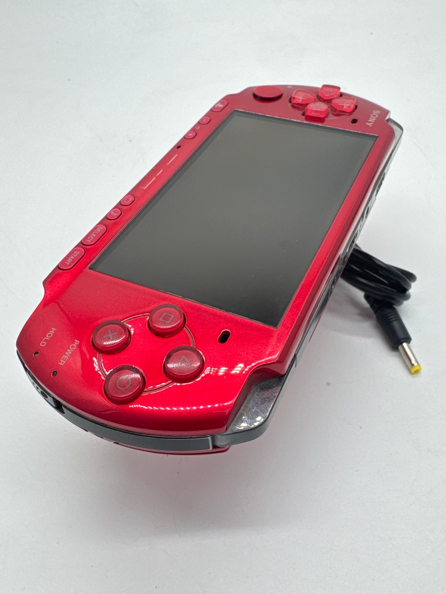 Sony PSP-3000 Red Console #60 w/ 1200mAh Battery & Charger