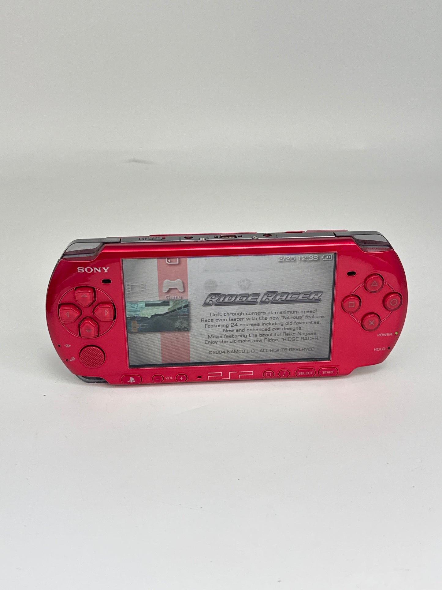 Sony PSP-3000 Red Console #438 w/ 1200mAh Battery